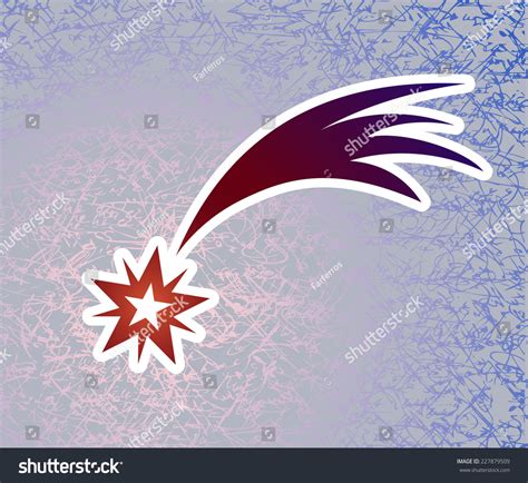 Vector Drawing Shooting Star: vector de stock (libre de regalías ...