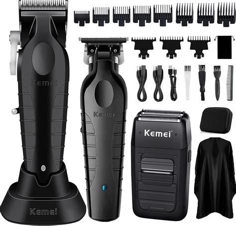 Amazon.com: KEMEI Professional Hair Clipper, Hair Trimmer, Beard Shaver ...