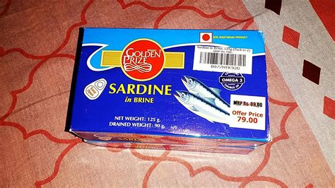 Golden Prize Canned Sardine in Brine, 125g (Pack Of 2) : Amazon.in ...