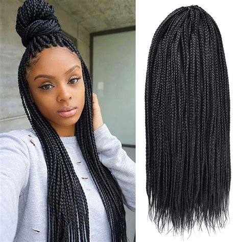 Buy Gottin Hair Box Braids Crochet Hair 6 Packs Medium Crochet Box ...