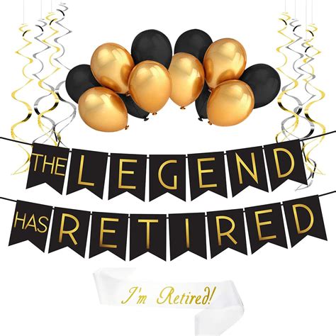 Buy UrbanRed Retirement Party Decorations - Happy Retirement ...
