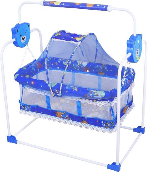 AMAKART Baby Swing Cradle Jhula with Mosquito Net for New Born Baby ...
