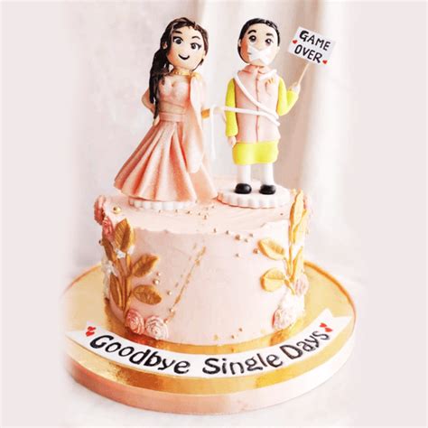 Goodbye Single Days Cake Price & Design | YummyCake