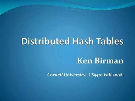 Image result for Distributed Hash Table