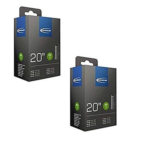 Buy Schwalbe AV7 BMX Inner Tubes 20" x 1.5 - 2.40, Schrader Valve (2 ...