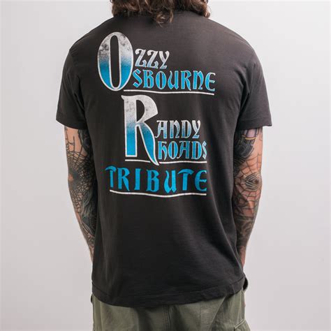 Vintage 1987 Ozzy Osbourne Randy Roads Tribute T-Shirt – Mills Vintage USA