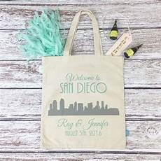 Wedding Gifts In San Diego by City Skyline Welcome Totes Wedding Out Of Town Guest Wedding Gifts In San Diego
