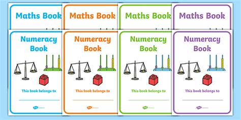 Maths Front Cover (teacher made) - Twinkl