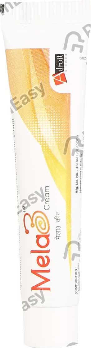 Mela 3 Cream 15gm: Uses, Side Effects, Price & Dosage | PharmEasy