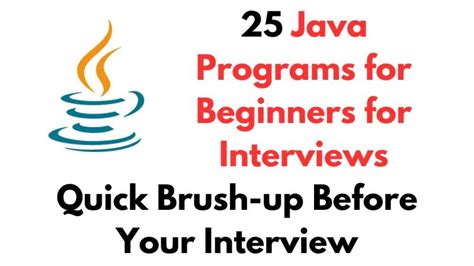 Image result for Java Basic Programs for Interviews