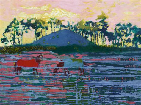 Eugenie Vronskaya, Horse in Red, oil on canvas, 20 x 30 inches, 51 x 76 ...