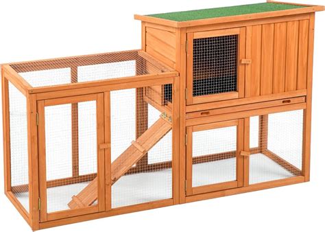 U-MAX Rabbit Hutch 54.3 inches Outdoor Large Bunny India | Ubuy