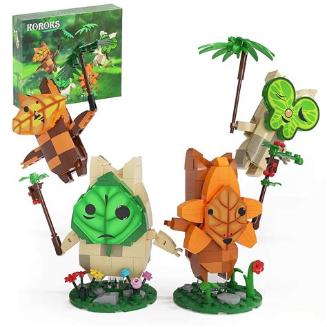 Buy BOTW Korok Building Set, Yahaha! Cute Game Merch Action Figures ...