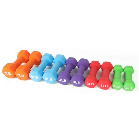 Neoprene Dumbbell Sets with Rack, Dumbbell Hand Weight Set Strength ...