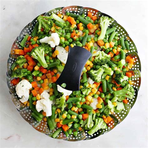 How to Steam Frozen Vegetables - It's a Veg World After All®