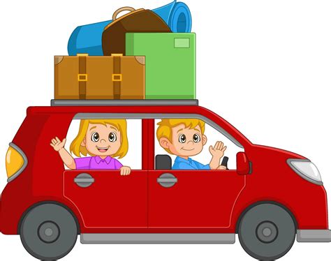 Happy Family traveling with car 36151794 Vector Art at Vecteezy