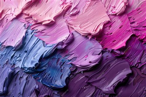 Premium Photo | Hot Pink to Soft Pink Paint Brush Stroke Transition