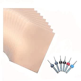 Redstarshines Single-Sided Cardboard Copper Board Circuit Board PCB ...