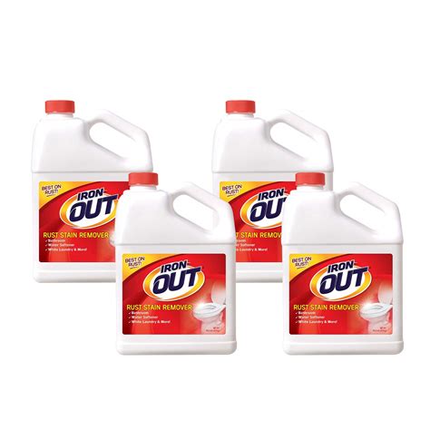Iron OUT Powder Rust Stain Remover 9 lb 8 oz Pack of 4 - Remove ...