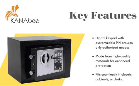 KANABEE Digital Electronic Safe Locker/Box for Home and Office for ...