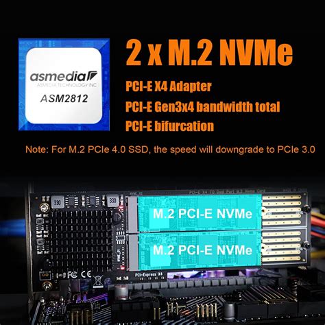 Buy GLOTRENDS Dual M.2 PCIe NVMe X4 Adapter with PCIe Bifurcation ...