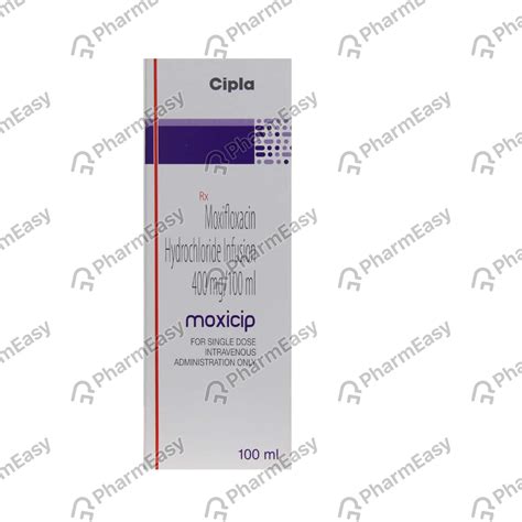 Buy Moxicip 400 MG/100ML Infusion (100) Online at Flat 15% OFF | PharmEasy