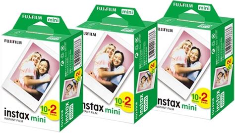 Fujifilm Instax Mini Instant Film, 2 x 10 Shoots x 2Pack (Total 40 ...