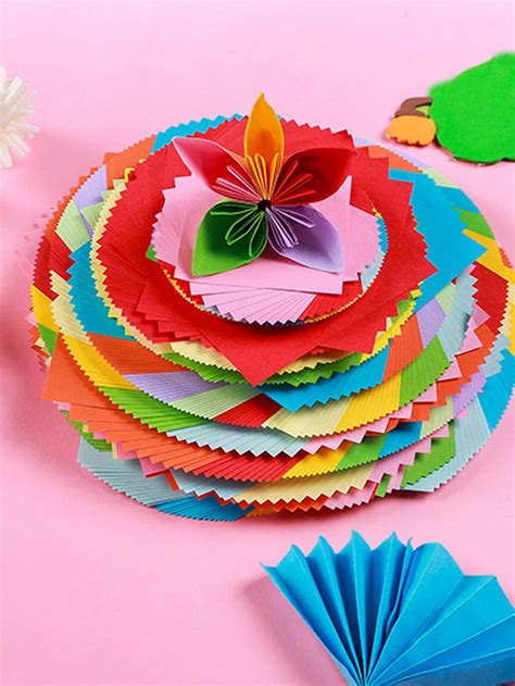 50/100 Sheets Colored A4 Paper, 10 Assorted Colors, For Color Copying ...