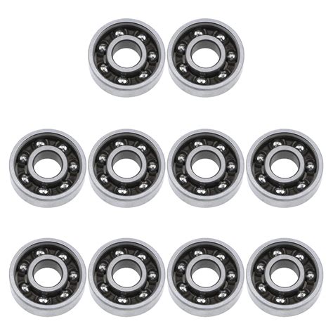 Antrader 10Pcs 608 Steel Ball Bearing 8mm x 22mm x 7mm High Precision ...