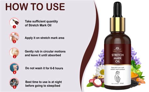 INTIMIFY Stretch Marks Oil For Women, Stretch Mark Cream For Pregnancy ...