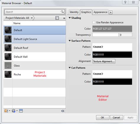 Image result for Revit Material Editor