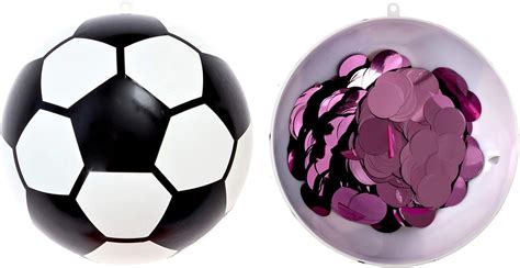 Buy Gender Reveal Soccer Ball | Blue and Pink Confetti Kit | Gender ...