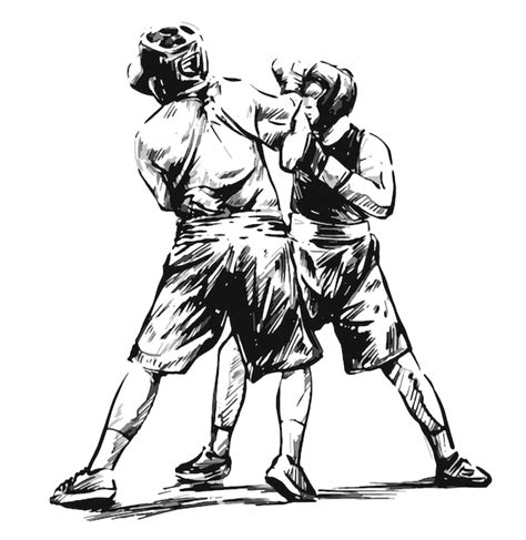 Boxing Match Drawing 的图像结果