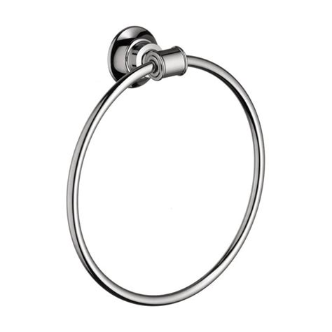 Hansgrohe Axor Montreux Polished Chrome Wall Mount Single Towel Ring at ...