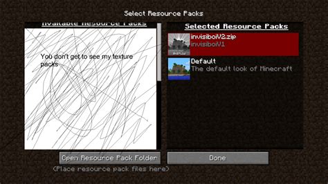Image result for Invisible Texture Pack Items