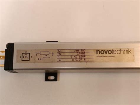 Novotechnik LWH 300 displacement sensor 17496 length measuring device ...