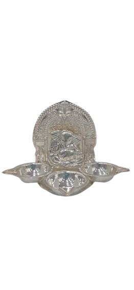 92.5 PURE SILVER KUTHU VILAKKU FOR POOJA