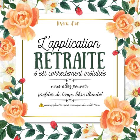 Amazon.in: Buy L'application retraite installée: livre d'or depart ...