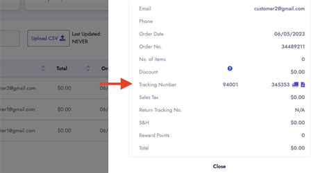 Tracking Check Number 的图像结果