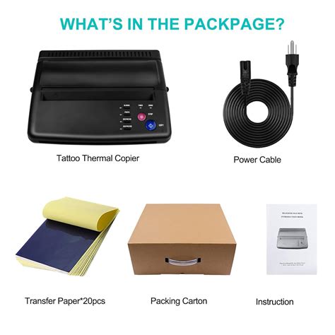 MOKOHOA Tattoo Transfer Stencil Machine Tattoo Printer India | Ubuy