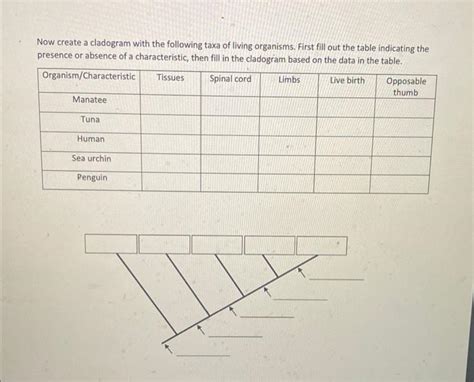 Image result for Building a Cladogram Activity