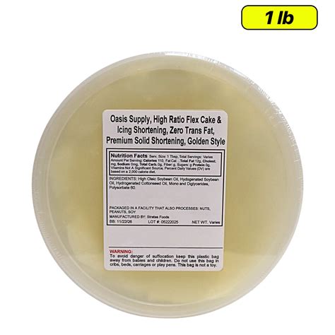 Sweetex Golden Flex High Ratio Shortening, Count: 1 LB | Michaels