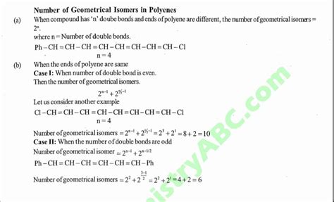 How to calculate geometrical isomerism?