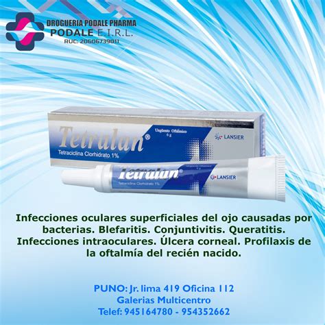 Clorhidrato De Tetraciclina Unguento Oftalmico Utterly Stylish | www ...