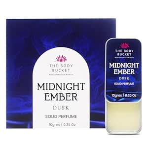 Buy THE BODY BUCKET Midnight Ember Solid Perfume - 10g | Alcohol-Free ...