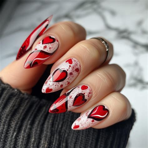 23 Stunning Red Heart Nail Designs 2025 For Love