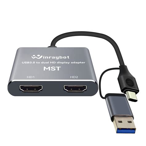 USB to HDMI Adapter for 2 Monitors-USB3.0 to Dual hdmi Adapter for 3 ...