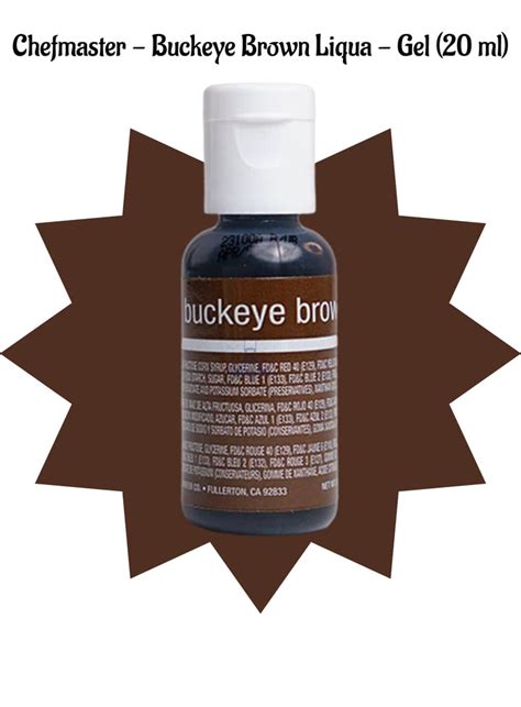 Home Chefmaster Liqua-Gel Buckeye Brown .70 oz Food Color (20 ml)