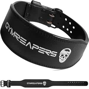 Buy Gymreapers Genuine Leather Weightlifting Belt for Bodybuilding ...