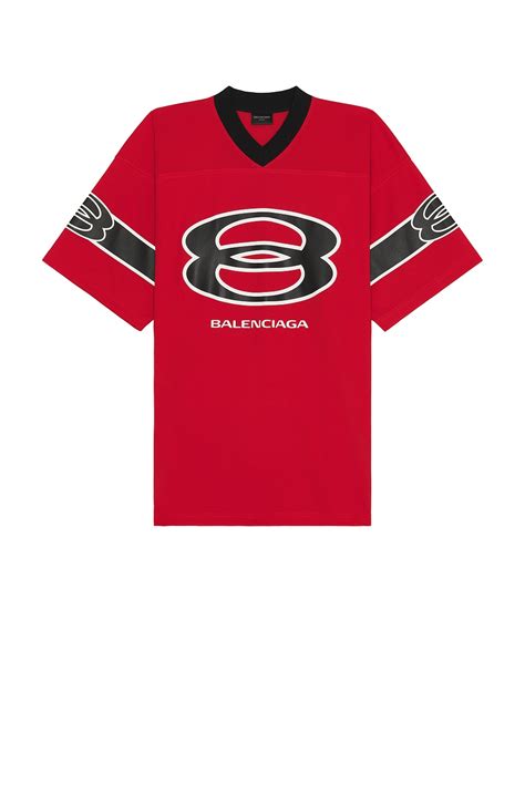 Balenciaga Football Top in Red | FWRD